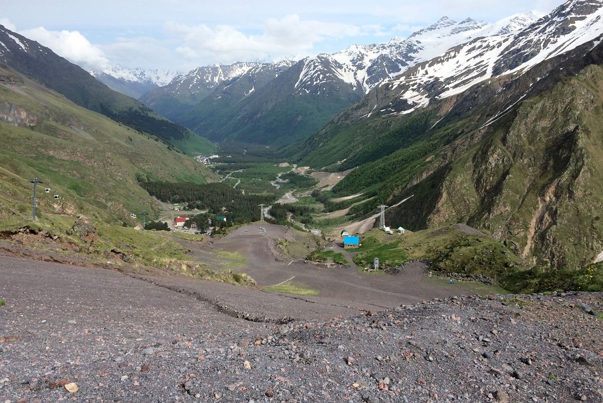 07B I went For A Short Hike Up The Ski Out Track With A View of The Baksan Valley Before The Mount Elbrus Climb